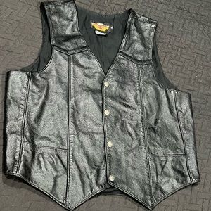 XL Harley-Davidson leather vest